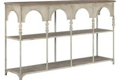 Estantería de Metal Blanca Envejecida 159 cm MB-216299