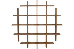 Estantería de Pared de Madera de Teca 120 cm MB-217323