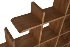 Estantería de Pared de Madera de Teca 120 cm MB-217323