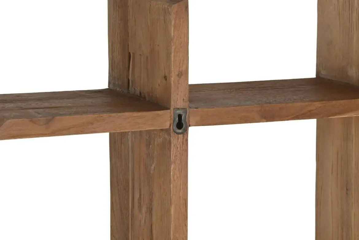Estantería de Pared de Madera de Teca 120 cm MB-217323