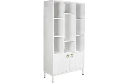 Estantería de Salón Blanca con 2 Puertas MB-200593