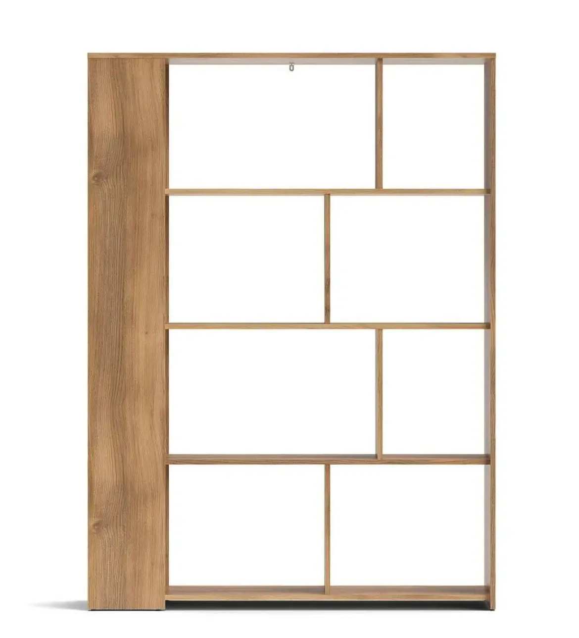 Estantería de Salón de 129 cm Asimétrica en Melamina Mauvella ELBA A031EL29MAU