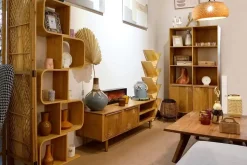 Estantería en Madera de Mango Natural MB-202092