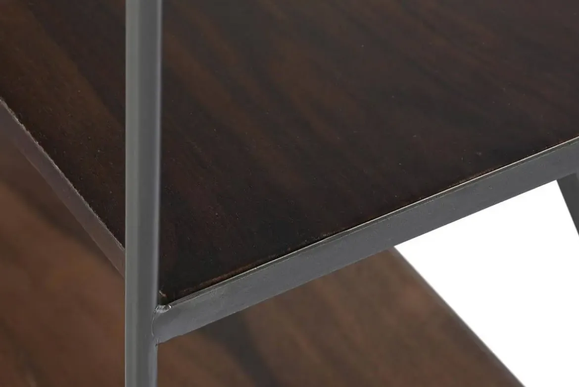 Estantería Industrial de Madera Sheesham y Metal MB-201505