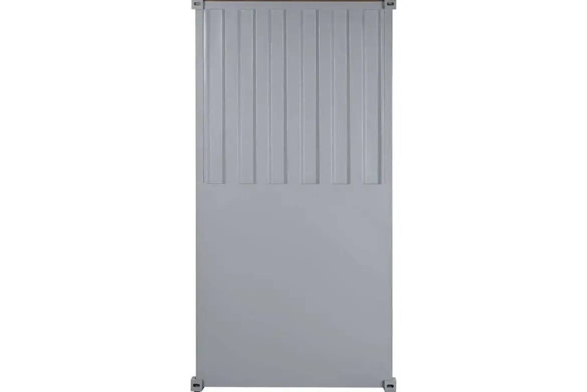 Estantería Industrial Metal y MDF Container Color Gris MB-217354