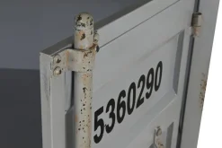 Estantería Industrial Metal y MDF Container Color Gris MB-217354