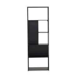 Estantería MetálicaColor Negro en Acabado Negro GABAR 10945