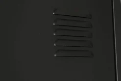 Estantería Taquilla de Metal Negro de Una Puerta MB-209231