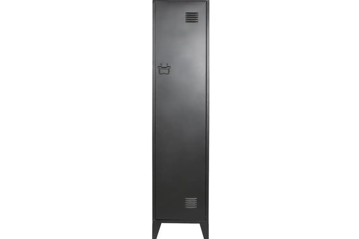 Estantería Taquilla de Metal Negro de Una Puerta MB-209231