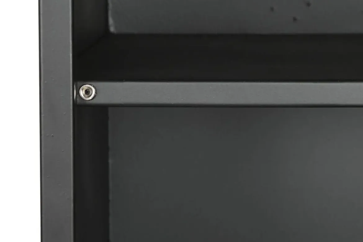 Estantería Taquilla de Metal Negro de Una Puerta MB-209231