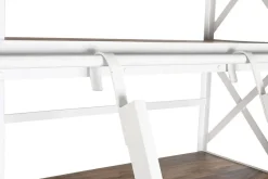 Estanteria con Escalera Metal-Madera de Mango 220 cm MB-218893