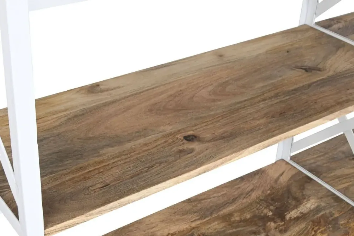 Estanteria con Escalera Metal-Madera de Mango 220 cm MB-218893