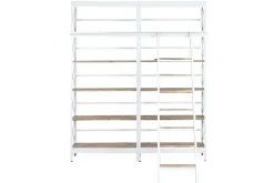Estanteria con Escalera Metal-Madera de Mango 220 cm MB-218893