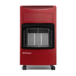 Estufa catalitica ORBEGOZO 4200 W. Gas Butano Roja HCE-74