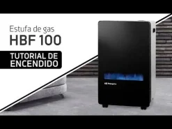 Estufa catalítica frontal cristal 3800KW ORBEGOZO HBF100