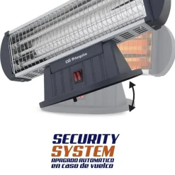 Estufa de Cuarzo 1200 W BP 0204 ORBEGOZO