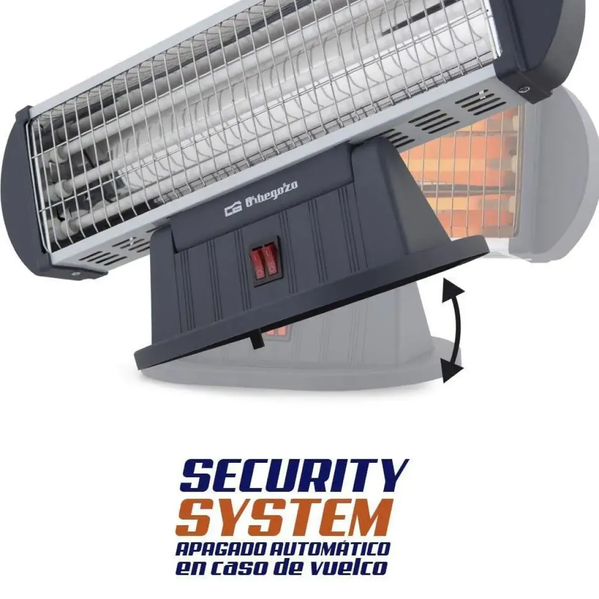 Estufa de Cuarzo 1200 W BP 0204 ORBEGOZO