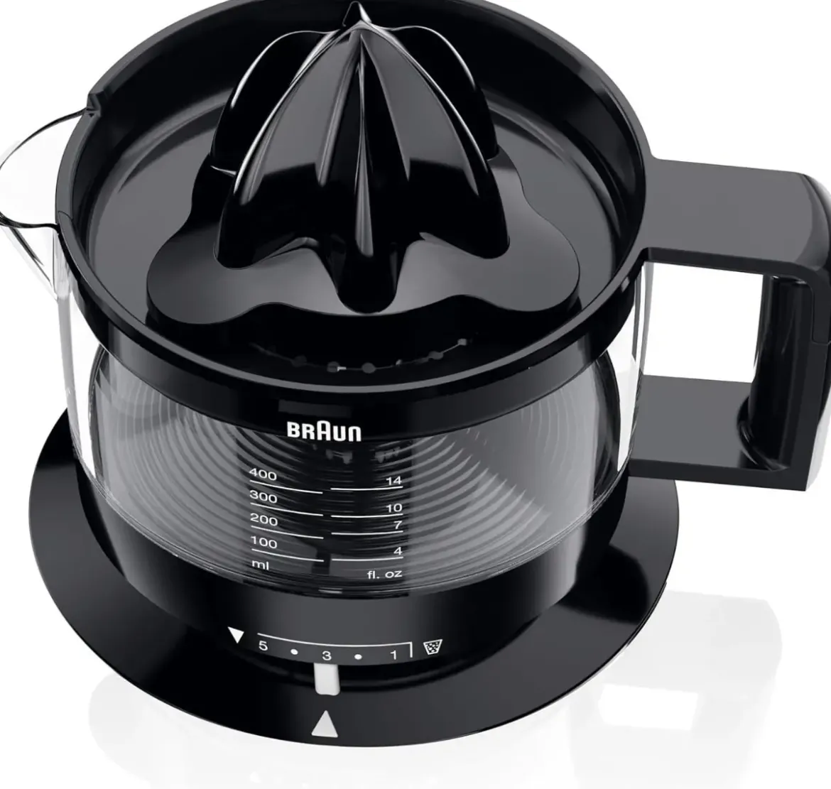 Exprimidor BRAUN 350 ml Compacto 20 W Negro CJ3000BK