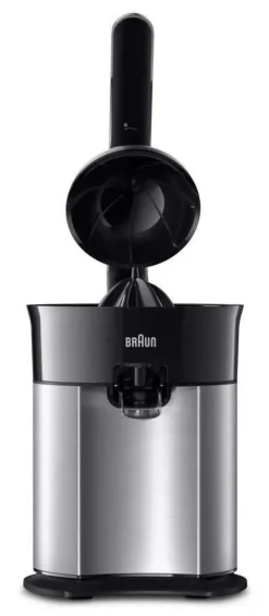 Exprimidor Eléctrico Inox Braun-H 160W Directo al Vaso Modelo CJ7050BK