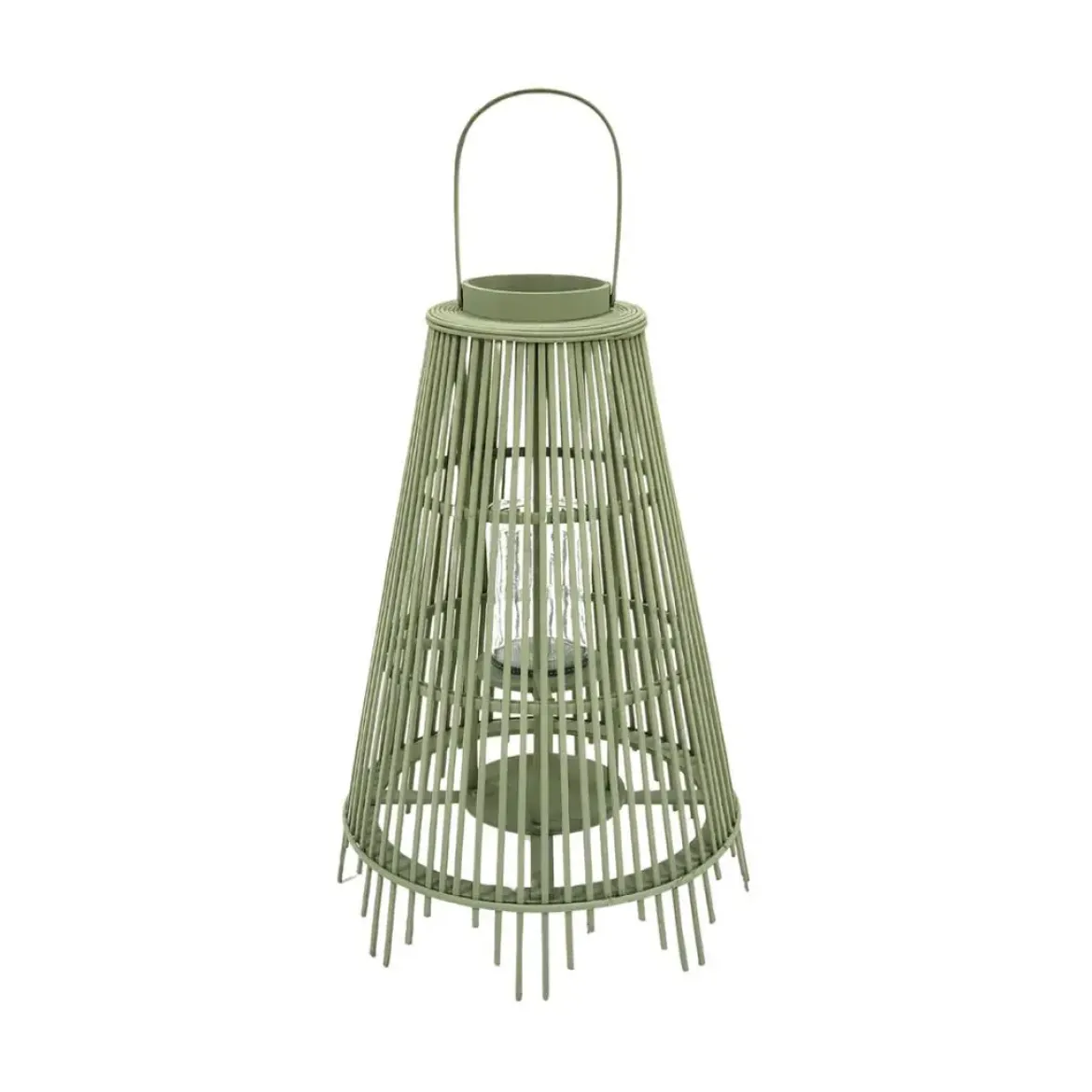 Farol de Madera de 59 cm Verde CONIC