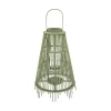 Farol de Madera de 53 cm Verde CONIC