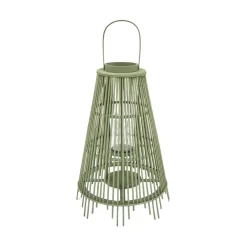Farol de Madera de 53 cm Verde CONIC