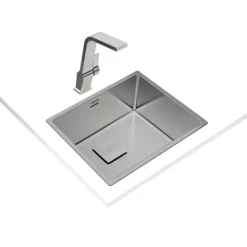 Fregadero Acero Inoxidable 50 cm con Cubeta y SilentSmart TEKA 115000012