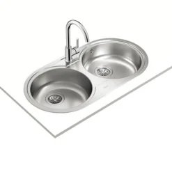 Fregadero de Cocina DR-80 2C Inoxidable de Dos Cubetas TEKA 11110006