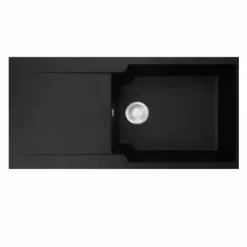 Fregadero Sintético Negro 1 Seno con Escurridor Reversible MEPAMSA KITE 100 .50 1140506722