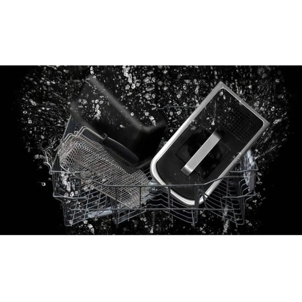 Freidora con Aceite de 3L con Deposito Extraíble Cleanfry Infinity 3000 Profilter CECOTEC 03077