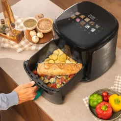 Freidora de Aire con Ahumador 8,5 L CECFRY&GRILL SMOKIN PRIME 8500