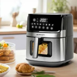 Freidora de Aire 6,5L 1700W Digital Negro Inox ORBEGOZO FDR6520