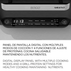 Freidora de Aire sin Aceite Multifunción SOGO FRE-SS-10130