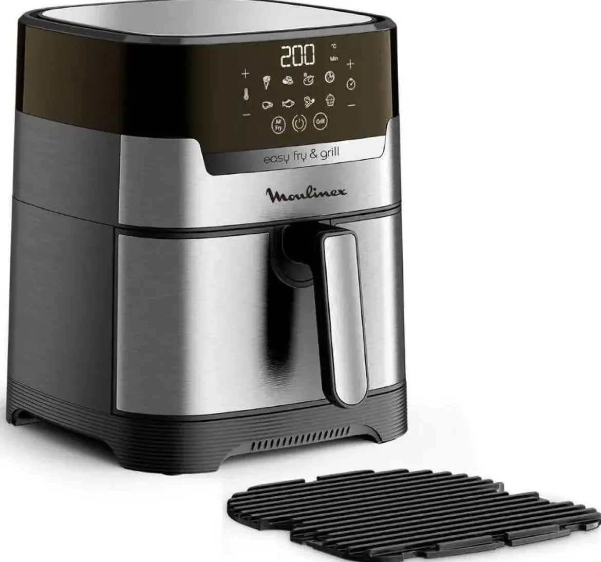 Freidora sin Aceite Moulinex 4.2L Inox 16 Funciones Grill EZ505D10