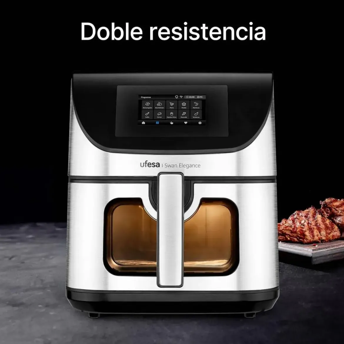 Freidora Sin Aceite Ufesa 7,5L 2200W Digital Air Swanelegance