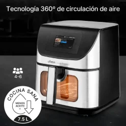 Freidora Sin Aceite Ufesa 7,5L 2200W Digital Air Swanelegance