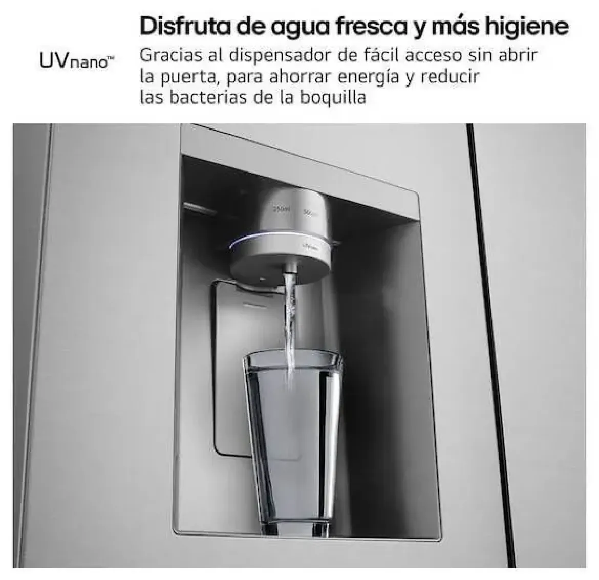 Frigorífico Americano Inox con Dispensador y Hielo Automático GMF961PY3E