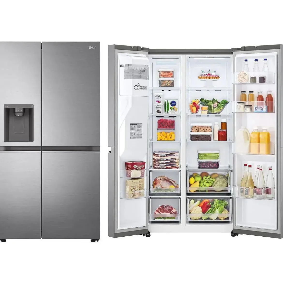 Frigorífico Americano LG 179 cm No Frost Clase D GSLV70PZTD