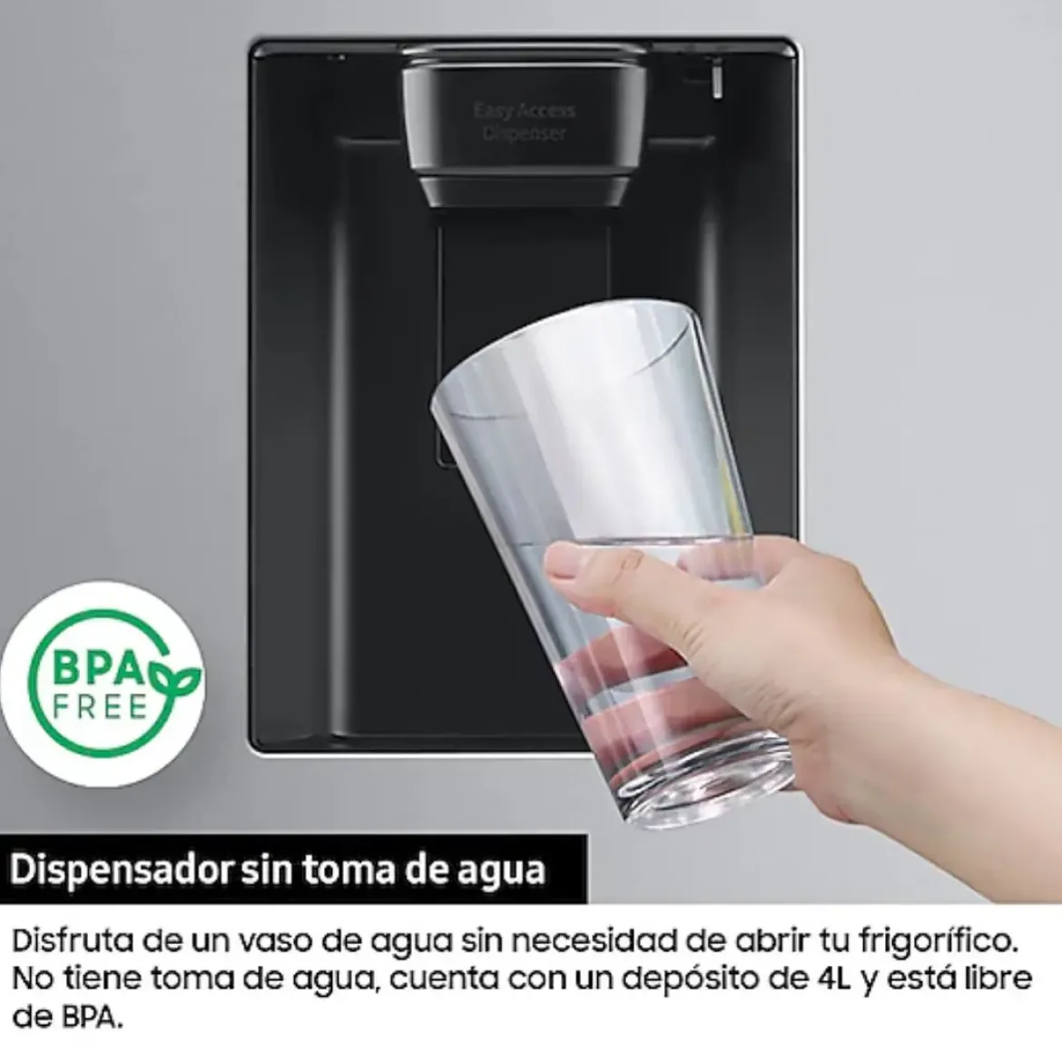 Frigorífico Americano Samsung 4 Puertas Inox 488L RF48A401EM9