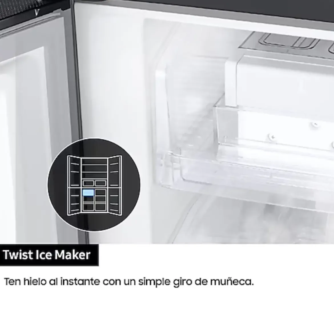 Frigorífico Americano Samsung 4 Puertas Inox 488L RF48A401EM9