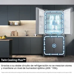 Frigorífico Americano Samsung 4 Puertas Inox 488L RF48A401EM9