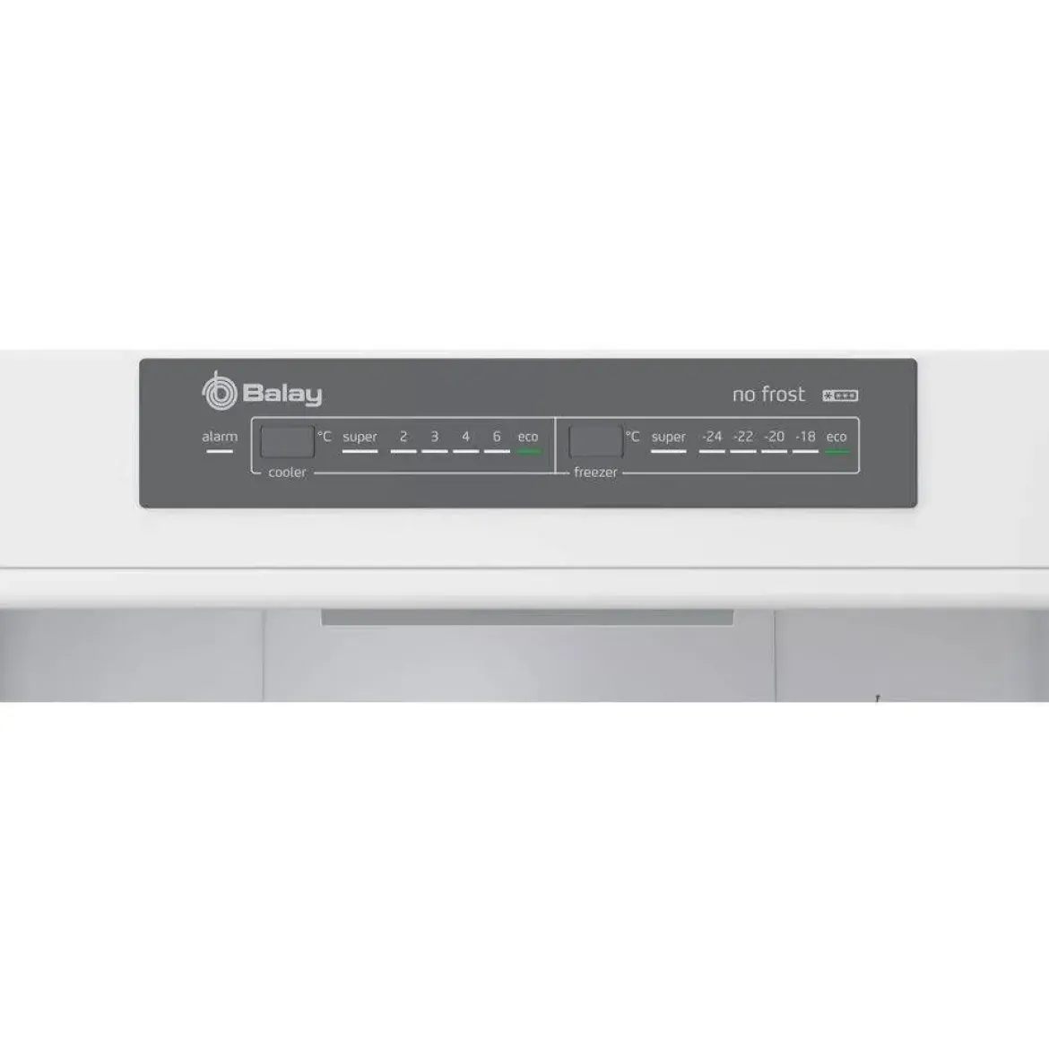 Frigorífico Combi Acero Mate No Frost ExtraFresh BALAY 3KPE753M1