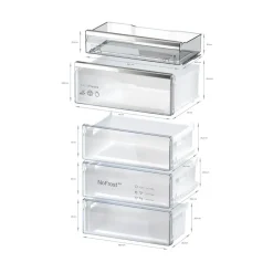 Frigorífico Combi BALAY 203 cm No Frost Clase C 3KFC879NI