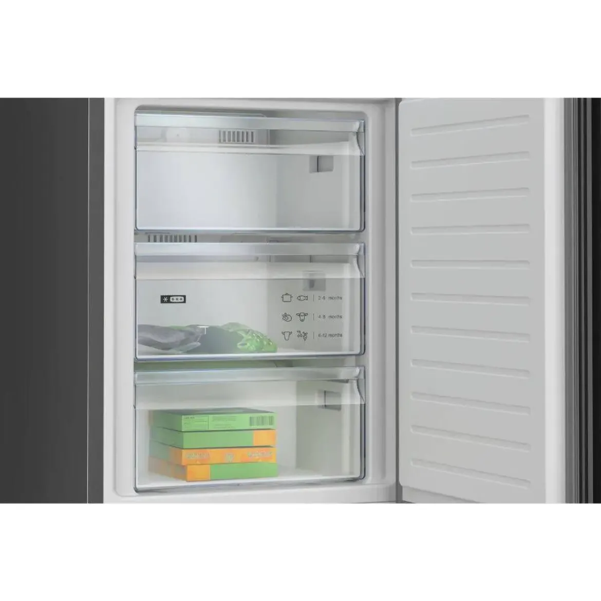 Frigorífico Combi Balay 3KFD655NI Cristal Negro No Frost 326L