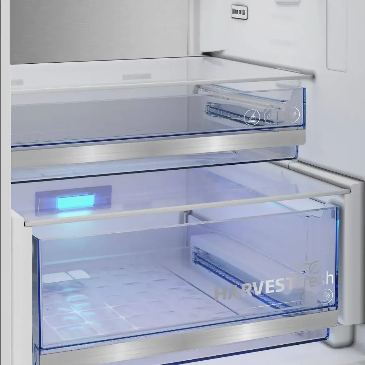 Frigorífico Combi BEKO 415 L Clase C Look Inox NeoFrost B5RCNE416HXBW