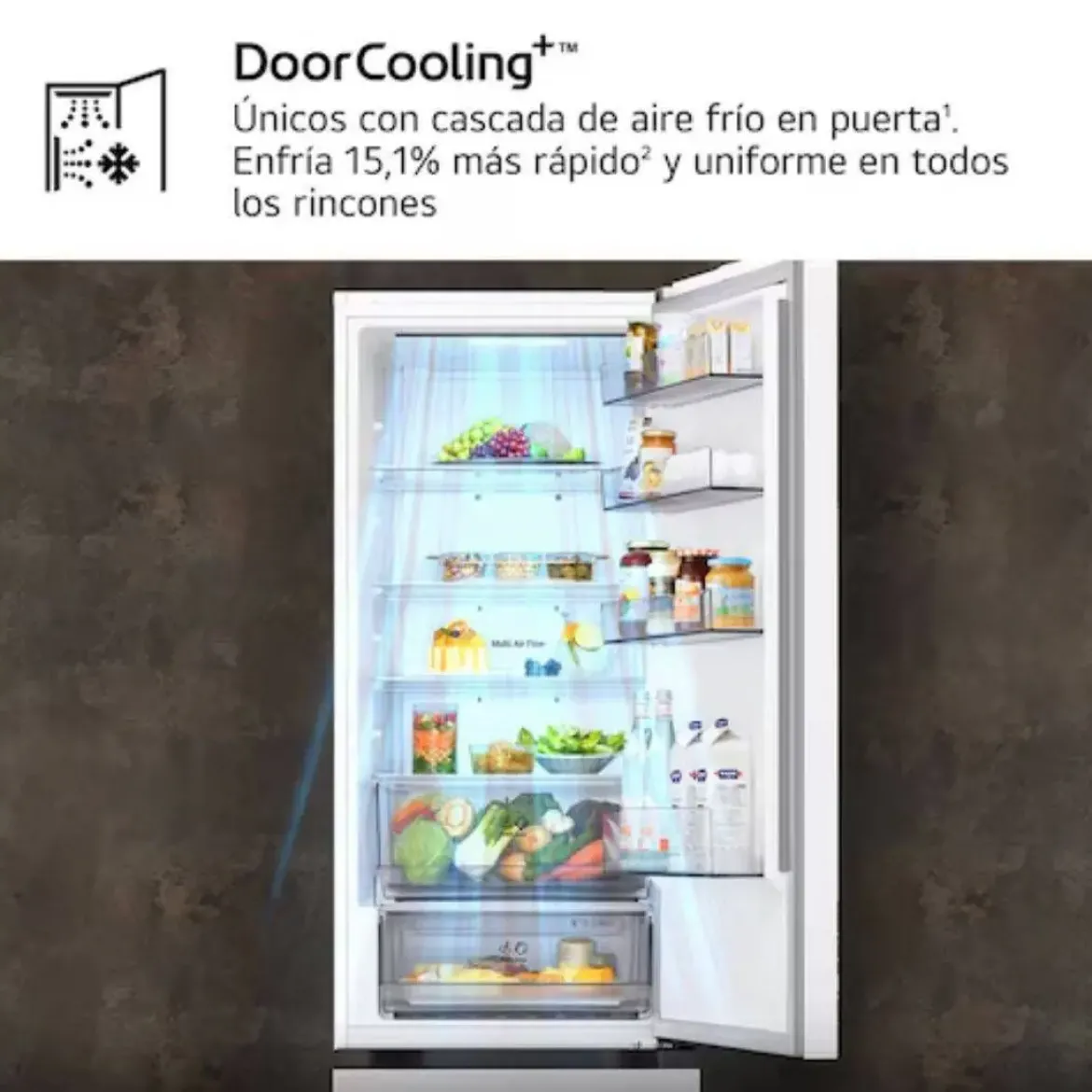 Frigorífico Combi Blanco Total No Frost Inverter LG GBBSJ20DSW