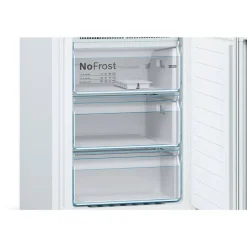 Frigorífico Combi Bosch KGN36VWED No Frost 186 cm Blanco