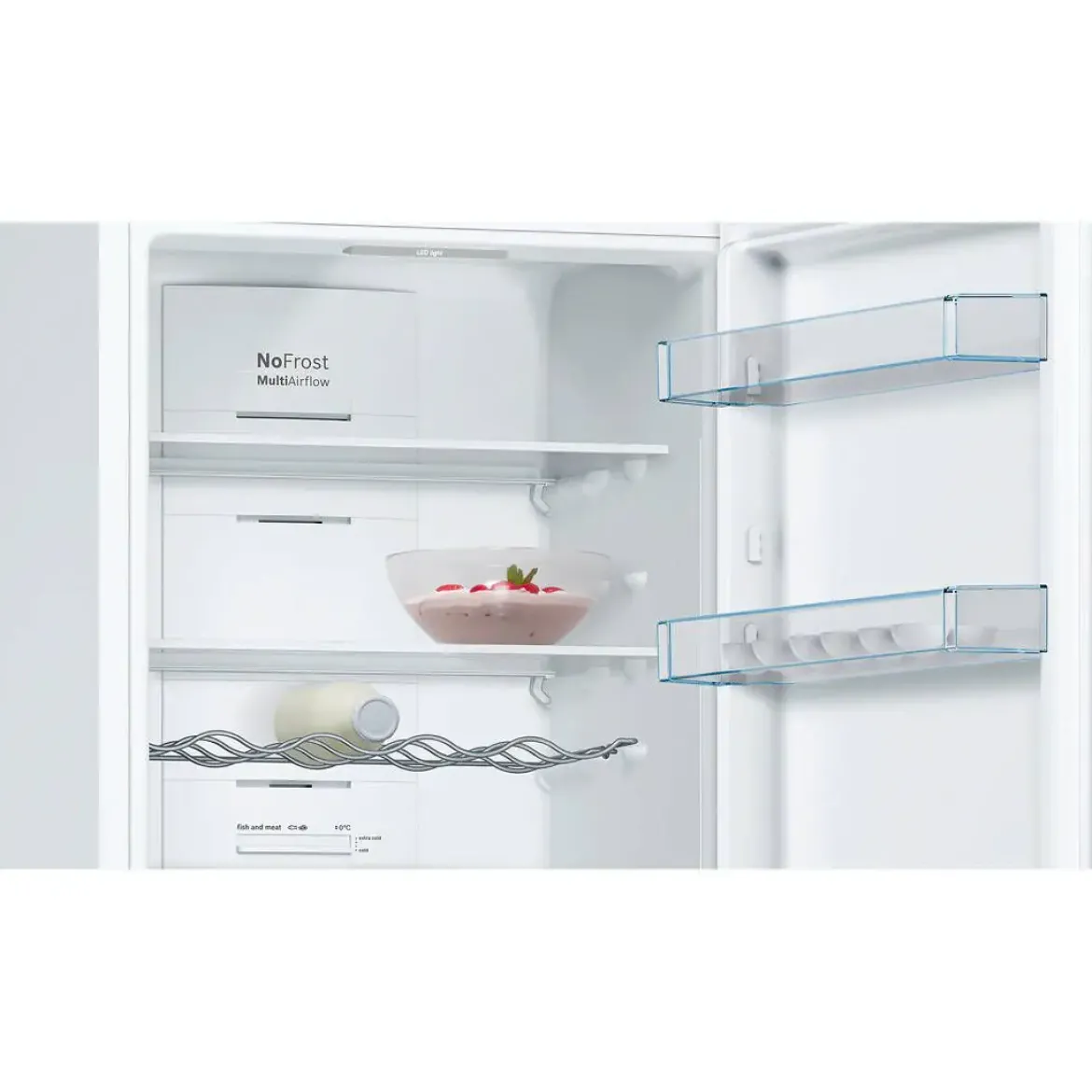 Frigorífico Combi Bosch KGN36VWED No Frost 186 cm Blanco