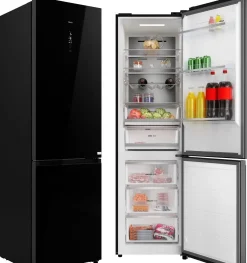 Frigorífico Combi Cristal Negro No Frost Inverter TEKA RBF 88670