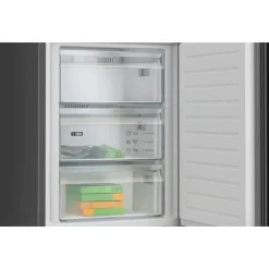 Frigorífico Combi Cristal Negro No Frost de 203 cm BALAY 3KFD855NI
